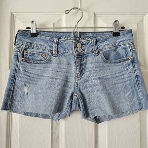 American Eagle Outfitters Light Blue,  Denim Cutoff Shorts SIZE 4.